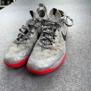 Nike Zoom Crusader Grey Black Red Size 11 Mens‎ Basketball Shoes 642855-003
